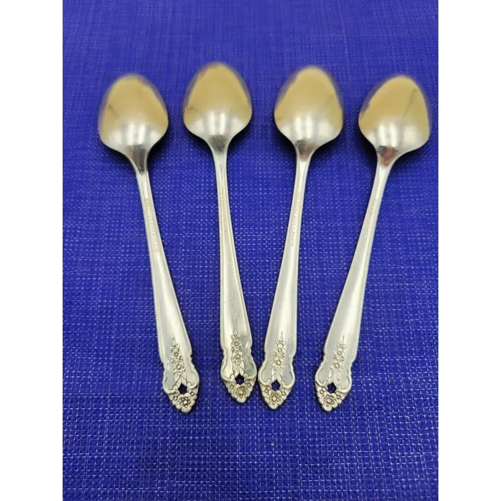 Oneida DISTINCTION Silverplate Prestige 1951 Silverplate Teaspoon Set of 4